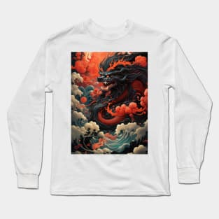 The Red Sun and the Ancient Gods Long Sleeve T-Shirt